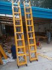 8 मीटर एफआरपी शीसे रेशा विस्तार सीढ़ी निर्माण टॉवर निर्माण उपकरण