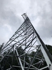 ASTM123 जस्ती 110KV विद्युत वितरण स्टील जाली टॉवर