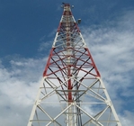 3 टाँगों वाला दूरसंचार Q235B Q345B Q420 स्टील ट्यूबलर टॉवर