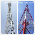 ट्यूबलर Q345B Q235B स्टील सेल्फ सपोर्टिंग टेलीकॉम टॉवर