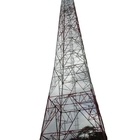 ब्रैकेट के साथ 4 लेग्ड साइट प्रोजेक्ट टेलीकम्युनिकेशन स्टील टॉवर
