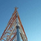 वाईफाई मोबाइल त्रिभुज स्टील मोनोपोल टॉवर जस्ती स्व सहायक