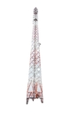 4 लेग कोणीय 90 मीटर दूरसंचार स्टील टॉवर जस्ती