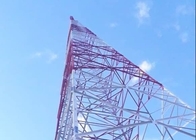 110KV एंटीना दूरसंचार टॉवर जस्ती कोणीय स्टील रडार संरचना