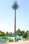 दूरसंचार के लिए गर्म डुबकी जस्ती कृत्रिम पेड़ एंटीना स्टील टॉवर