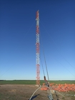 संचार के लिए Q355 हॉट डिप जस्ती स्टील गाईड टॉवर: