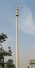 दूरसंचार स्टील जस्ती मोनोपोल टॉवर 0 - 80 मीटर