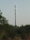 जस्ती के साथ दूरसंचार जीएसएम एंटीना स्टील मोनोपोल टॉवर