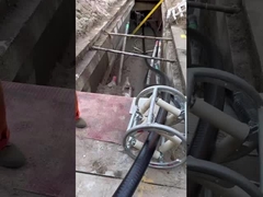 10KN भूमिगत गोल फ्रेम केबल रोलर