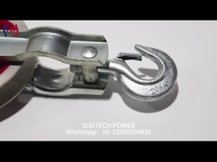 SHT ग्राउंडिंग वायर स्ट्रिंगिंग ब्लॉक / 20KN कास्ट स्टील शीव स्ट्रिंगिंग ब्लॉक