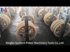 ओवरहेड बंडल केबल के लिए 660 मिमी नायलॉन रोलर्स कंडक्टर स्ट्रिंगिंग ब्लॉक