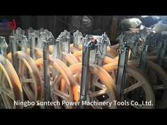 ओवरहेड लाइन के लिए 916 मिमी बंडल कंडक्टर स्ट्रिंगिंग पुली ब्लॉक