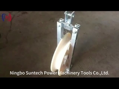 508mm 40KN सिंगल नायलॉन वायर पुलिंग ब्लॉक्स कंडक्टर स्ट्रिंगिंग ब्लॉक्स