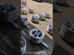 एल्युमीनियम शीव रबर लाइन्ड कंडक्टर स्ट्रिंगिंग ब्लॉक