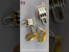 टॉवर निर्माण उपकरण उठाने के लिए टैकल पल्ली नायलॉन शीव