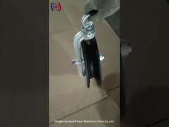 ओवरहेड लाइन राउंड बेल्ट होल्ड डाउन वायर केबल पुली स्ट्रिंगिंग ब्लॉक