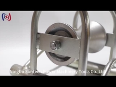 160x165 मिमी जस्ती एल्यूमीनियम भारी शुल्क केबल रोलर्स