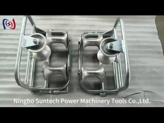 एल्यूमीनियम मिश्र धातु के पहियों के साथ ट्रिपल कॉर्नर ग्राउंड 140 मिमी केबल खींच रोलर्स