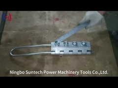 बोल्ट प्रकार गोल स्टील रस्सी ग्रिपर 70KN केबल खींचने स्ट्रिंगिंग कंडक्टर क्लैंप