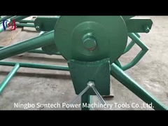 आईएसओ 15101 59 किलो हाइड्रोलिक टेन्शनर इलेक्ट्रिकल केबल रील स्टैंड्स फॉर ओवरहेड लाइन