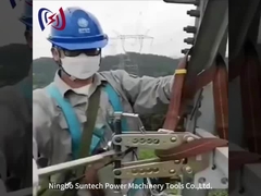 ISO JQJ कोण स्टील कटर भूमिगत केबल खींचने के उपकरण