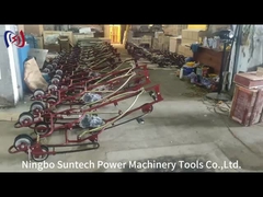 4 बंडल ओवरहेड पावर लाइन एल्यूमीनियम मिश्र धातु हवाई ट्रॉली