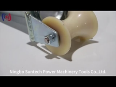 ट्यूब प्रवेश के लिए 200 मिमी स्टील बेलमाउथ भारी शुल्क केबल रोलर्स