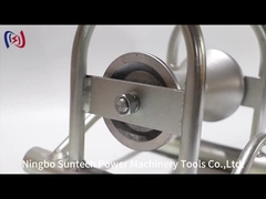 शॉक प्रतिरोधी भूमिगत केबल खींच रोलर नायलॉन एल्यूमीनियम शीव के साथ