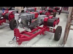 भारी-ड्यूटी 5T क्षमता डबल ड्रम विंच, एक साथ उठाने और खींचने के संचालन के लिए​