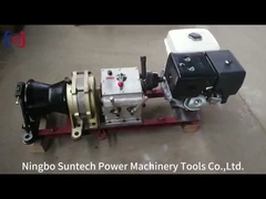 आपातकालीन वसूली संचालन के लिए कॉम्पैक्ट हल्के पोर्टेबल शाफ्ट ड्राइव विंच