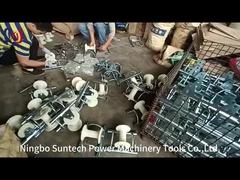 भारी शुल्क केबल ग्राउंड रोलर 5KN लोड पावर लाइन निर्माण