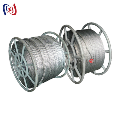गुणवत्ता  Transmission Line Anti Twisting Braided Galvanised Conductor Steel Pilot Wire Rope कारखाना