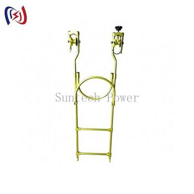 गुणवत्ता  Professional Hanging Rope Ladder Inspection Trolleys with 1-1.8MM Length and 4.5-8KG Weight for 35% More Stable Transmission Line Maintenance कारखाना
