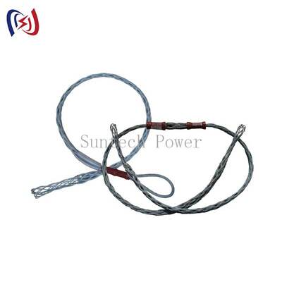 गुणवत्ता  High Tensile Steel Conductor Mesh Sock Joints for Uniform Pressure Distribution and Temporary Dead-End Applications कारखाना