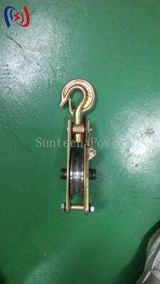 गुणवत्ता  Professional Hoisting Tackle Block and Tackle System for Heavy Duty Lifting with 10-200KN Rated Load in Electrical Construction Projects कारखाना