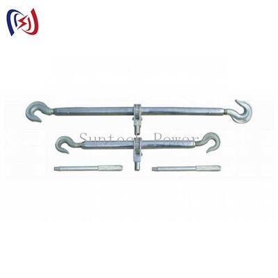 गुणवत्ता  Dual Hook Steel Turnbuckle 5-100KN Conductor Stringing Tools Galvanized कारखाना