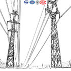 ओवरहेड लाइन के लिए हॉट डिप जस्ती Q235 इलेक्ट्रिक पावर टॉवर: