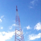 टीवी एंगुलर 100 मीटर टेलीकॉम स्टील टॉवर हॉट डिप जस्ती के साथ