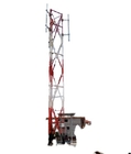 Q345 Q235 स्टील रूफटॉप टॉवर दूरसंचार हॉट डिप जस्ती के लिए: