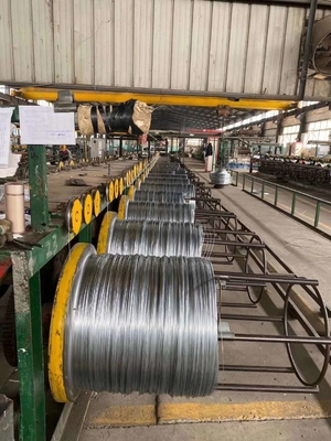 ओवरहेड 3/8 के लिए 1 एक्स 7 ईएचएस बेयर जस्ती स्ट्रैंड गाय वायर
