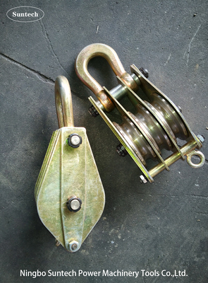सिंगल शीव टावर इरेक्शन टूल्स, लिफ्टिंग/होइस्टिंग के लिए स्टील पल्ली ब्लॉक