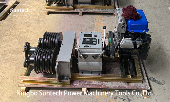 गैस डीजल इंजन इलेक्ट्रिक केबल चरखी खींचने वाला 3600RPM 9HP