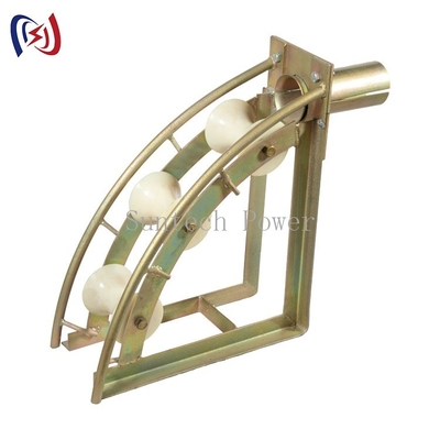 नायलॉन Sheaves 150 मिमी SHL150C केबल रोलर चरखी तीन रोलर केबल गाइड रोलर