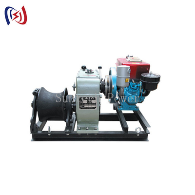 गैसोलीन डीजल पावर्ड Capstan Winch Honda Engine Electric Cable Powered Winch