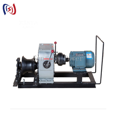 गैसोलीन संचालित 5RPM केबल चरखी पुलर