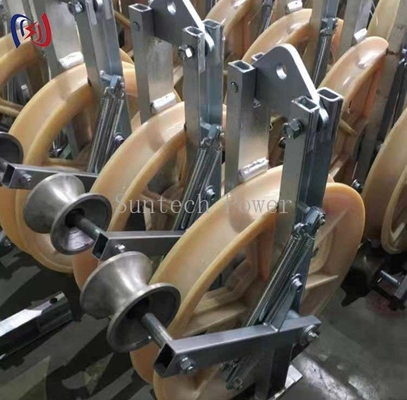 ग्राउंडिंग रोलर स्ट्रिंगिंग ब्लॉक कंडक्टर स्ट्रिंगिंग ब्लॉक ट्रांसमिशन लाइन ग्राउंडिंग रोलर