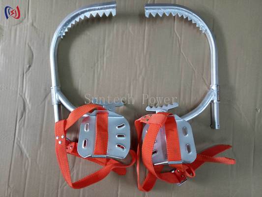 उपयोगिता पोल चढ़ाई और रखरखाव के लिए पेशेवर ग्रैप्पर्स फुट क्लैंप