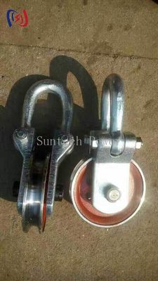 सुदृढ़ इस्पात संरचना के साथ भारी शुल्क लिफ्टिंग ब्लॉक