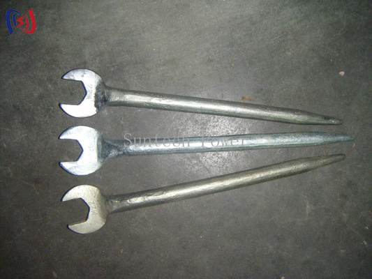 संकीर्ण स्थानों के लिए तेज पूंछ के साथ ओपन-एंड रिंच कुंजी M8-M42