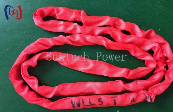 औद्योगिक लिफ्टिंग के लिए भारी शुल्क लिफ्टिंग बेल्ट 1T-50T WLL